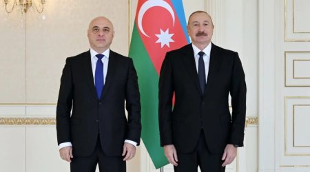 Əliyev Gürcüstanın Azərbaycanda yeni təyin olunmuş səfirini qəbul edib