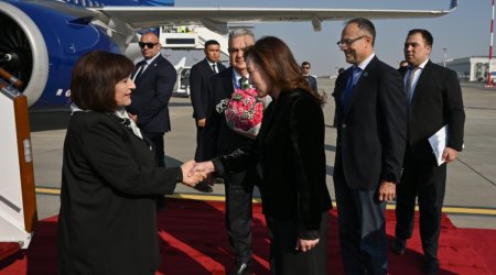 Sahibə Qafarova Qırğız Respublikasında səfərdədir
