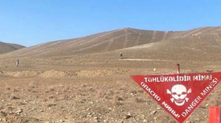 Bir həftədə təmizlənən minaları ərazilərin həcmi açıqlanıb