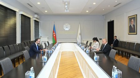 Emin Əmrullayev Almaniyanın Saksoniya torpağının elm naziri ilə görüşüb