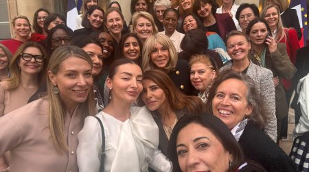 Azərbaycanın Fransadakı səfiri Bricit Makronla görüşdə iştirak edib