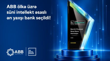 &ldquo;The Digital Banker&rdquo; ABB-niAzərbaycanın ən yaxşı süni
intellekt əsaslı bankı seçib