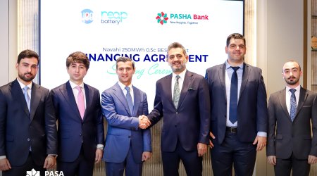 PAŞA Bankın maliyyə dəstəyi ilə Azərbaycanda regionun ən böyük enerji saxlama layihəsinin icrasına başlanılır