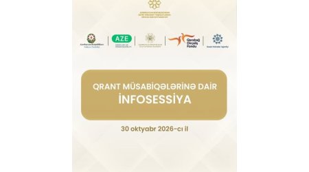 
QHT-lər üçün qrant müsabiqəsi elan edilib