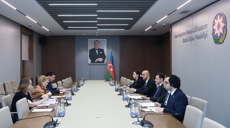 Xarici işlər nazirinin müavini UNESCO-nun Baş direktorunun müavini ilə görüşüb