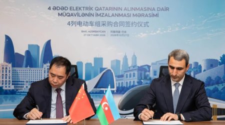 ADY Çindən yeni qatarlar alır