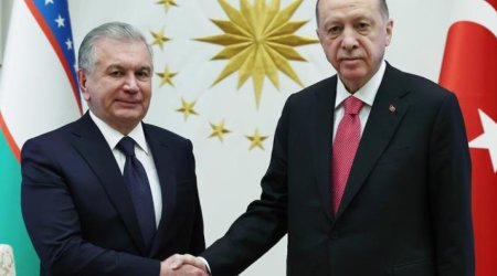 Ərdoğan və Mirziyoyev TDT-nin gələcəyini və regional məsələləri müzakirə ediblər