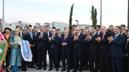 Ceyhun Bayramov Türk Dövlətləri Sivilizasiya Parkının açılışında iştirak edib