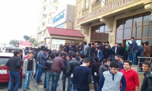 В Азербайджане протестуют студенты еще одного ВУЗ-а