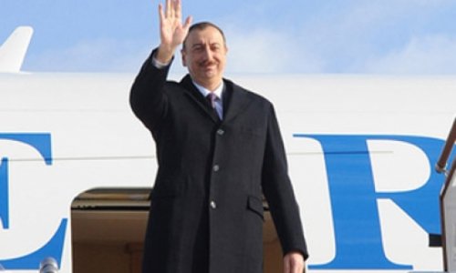 Ильхам Алиев отбыл в Украину