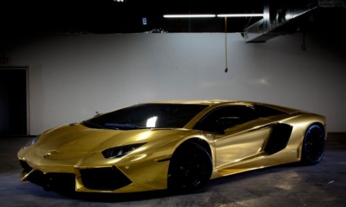 Золотая модель Lamborghini за $350 000 ищет покупателя -ФОТО