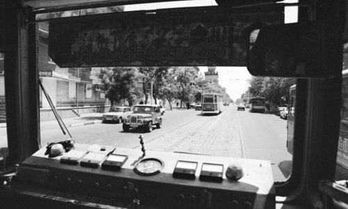 Последний бакинский трамвай -ФОТО