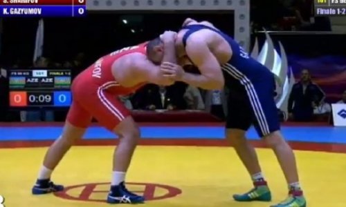 Грандиозная борьба между олимпийцами Азербайджана -ВИДЕО