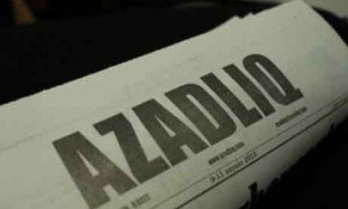 "Azadlıq" qəzetinə ayrılan pullar dayandırıldı