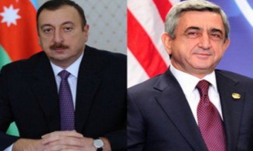 Как Серж Саргсян пожал руку Ильхаму Алиеву в Вильнюсе? -ВИДЕО