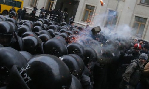Впечатляющие кадры украинских протестов -ФОТО