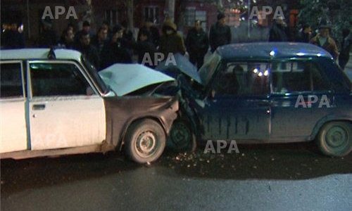 В Гяндже 3-кратный чемпион мира попал в ДТП -ФОТО