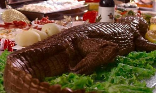 В Армении продают копченых крокодилов -ФОТО