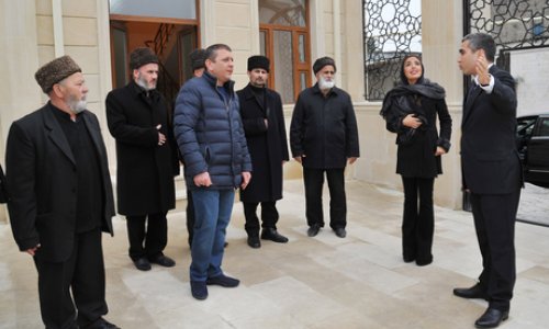 Лейла Алиева на открытии мечетиФОТО