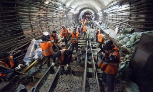 В Баку начато строительство новой линии метро