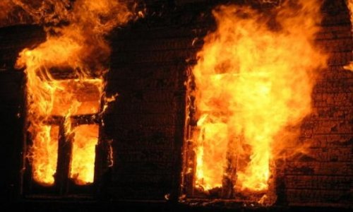 В Наримановском районе заживо сгорел сторож