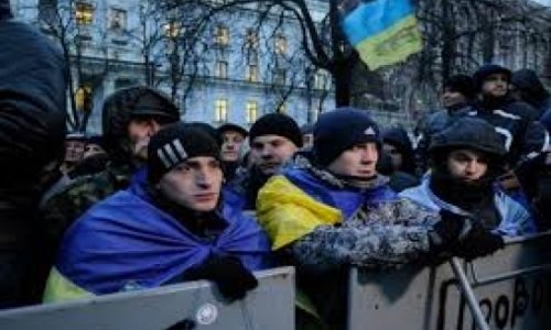 Здание Минюста захвачено активистами Евромайдана