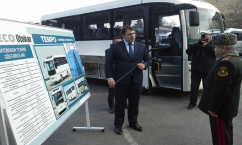 Азербайджан закупил новые автобусы для призывников