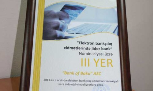 “Bank of Baku”nağdsız ödənişlər üzrə Azərbaycanın lider bankı oldu! FOTOLAR