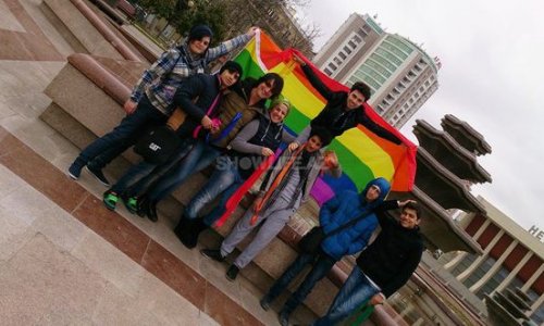 Сексуальные меньшинства провели в Баку акцию –ФОТО