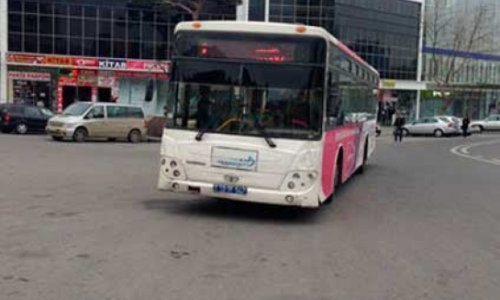 Bakıda sərnişin avtobusu qaçırıldı - Şok