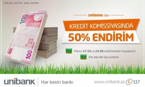 Unibank-dan xüsusi novruz krediti