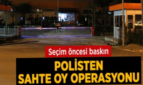 Türkiyə polisi saxta səsvermə bülletenləri ilə bağlı əməliyyat keçirdi