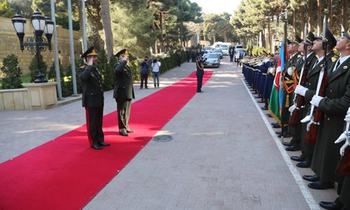 Zakir Həsənov Türkiyə Silahlı Qüvvələrinin Baş Qərargah rəisini təltif etdi - FOTOLAR