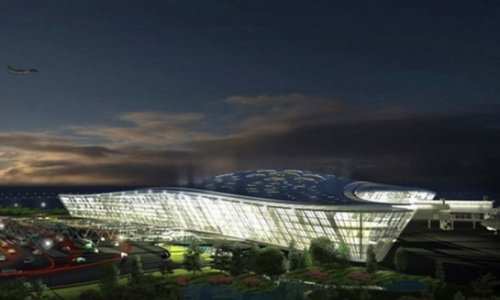 Российский сайт - о новом здании бакинского аэропорта