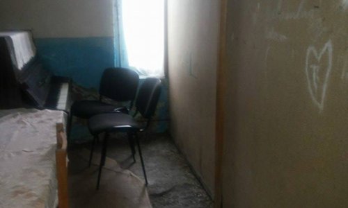 Кюрдемирская школа после дождя – ФОТО
