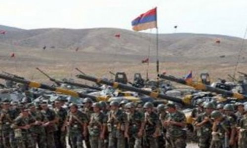 Армяне проводят учения на оккупированных территориях