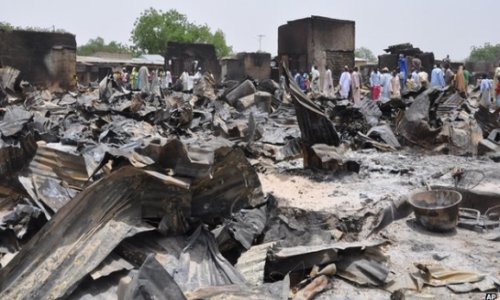 The town Boko Haram destroyed - PHOTO