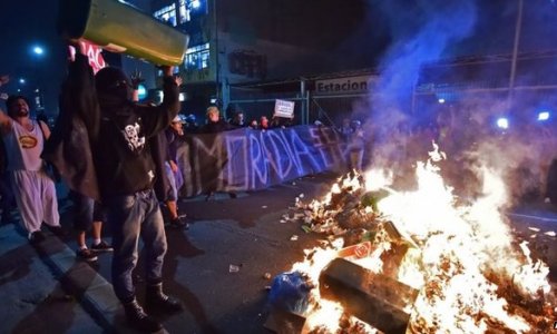 Brazilian anti-World Cup protests hit Sao Paulo and Rio - PHOTO