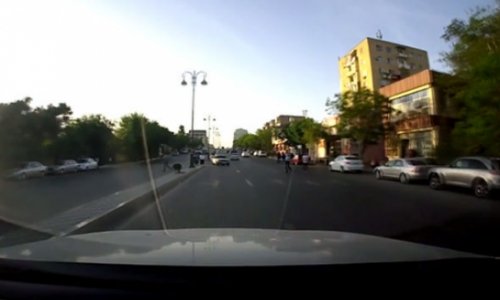 Ясамальский автош привел всех в ужас –ВИДЕО