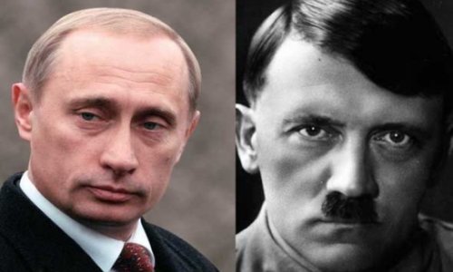 Putin Hitlerə bənzədildi