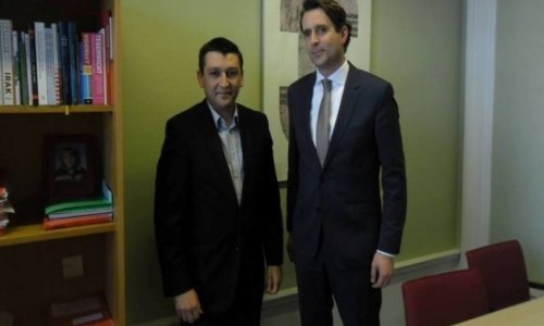 Azerbaijani journalist meets Dutch MP
