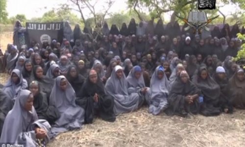 Kidnapped schoolgirls seen by Nigerian military for the first time