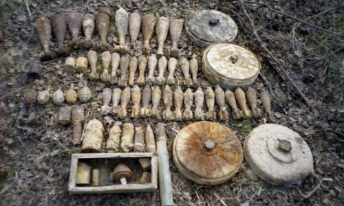 В Азербайджане обнаружено большое количество боеприпасов