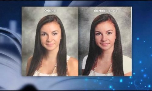 High school's yearbook photo editing angers female students - PHOTO