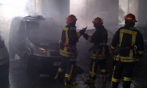 Сильный пожар в центре столицы - ФОТО+ВИДЕО