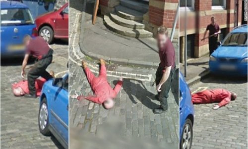 Murder on Google Street View?