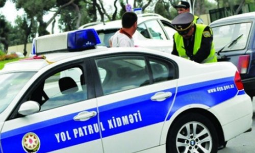 Sürücü yol polisinii “youtube”la hədələdi