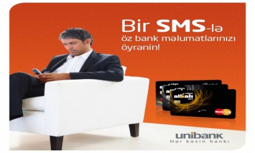 Bir SMS-lə bank cibinizdə