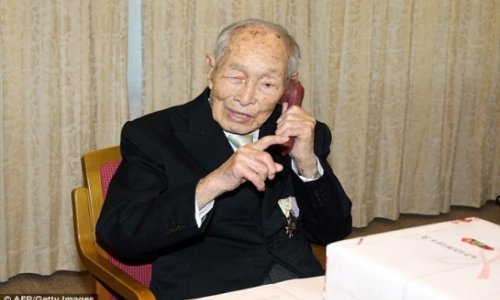 Japanese great-grandfather becomes world’s oldest man