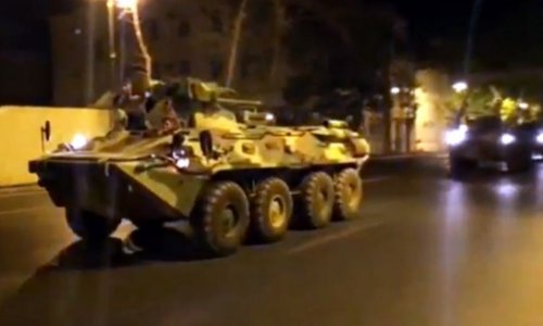 Bakı küçələrində BTR-lər niyə gəzir? - Video